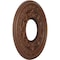 Ekena Millwork Baltimore PVC Medallion (Canopies up to 4 1/4"), 10"OD x 3 1/2"ID x 3/4"P, Metallic Rust CMP10BADRU - alternate 5